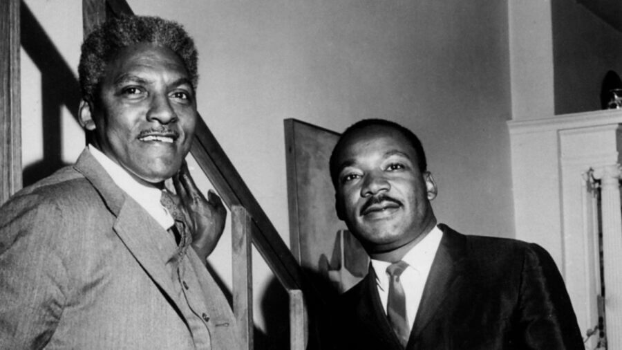 Martin Luther King Jr y Bayard Rustin