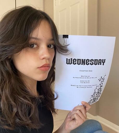 Jenna Ortega as we know Tim Burton's Wednesday series on Netflix