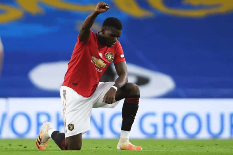 Paul Pogba Taking The Knee Protest