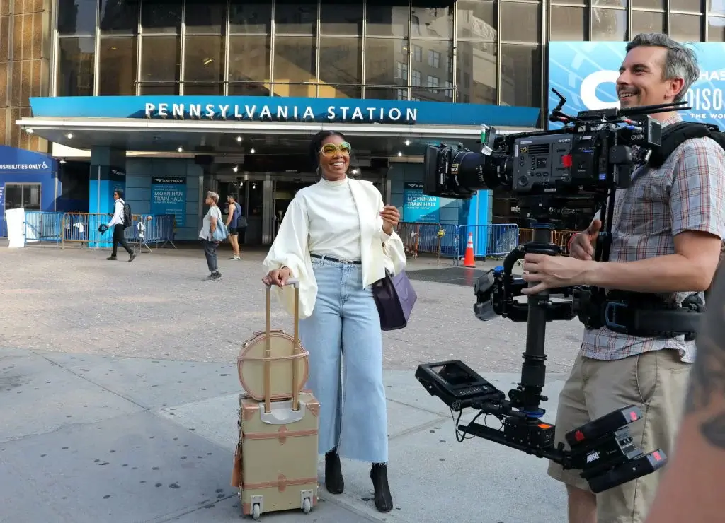 el hallazgo perfecto filmando la estación de tren de Pensilvania