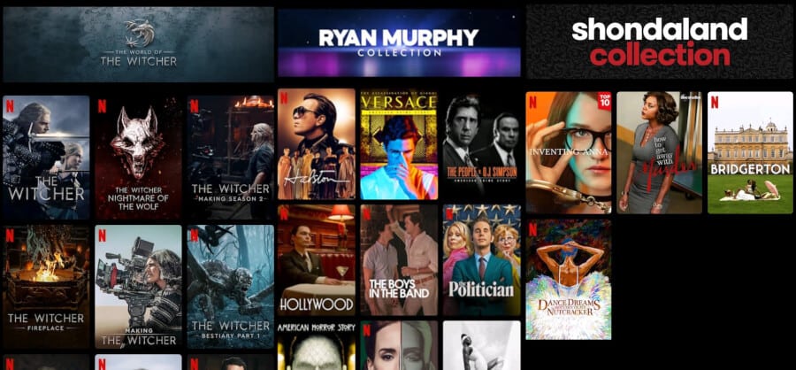 netflix collections banner