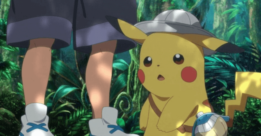 pokemon la película secretos de la jungla netflix explorer pikachu