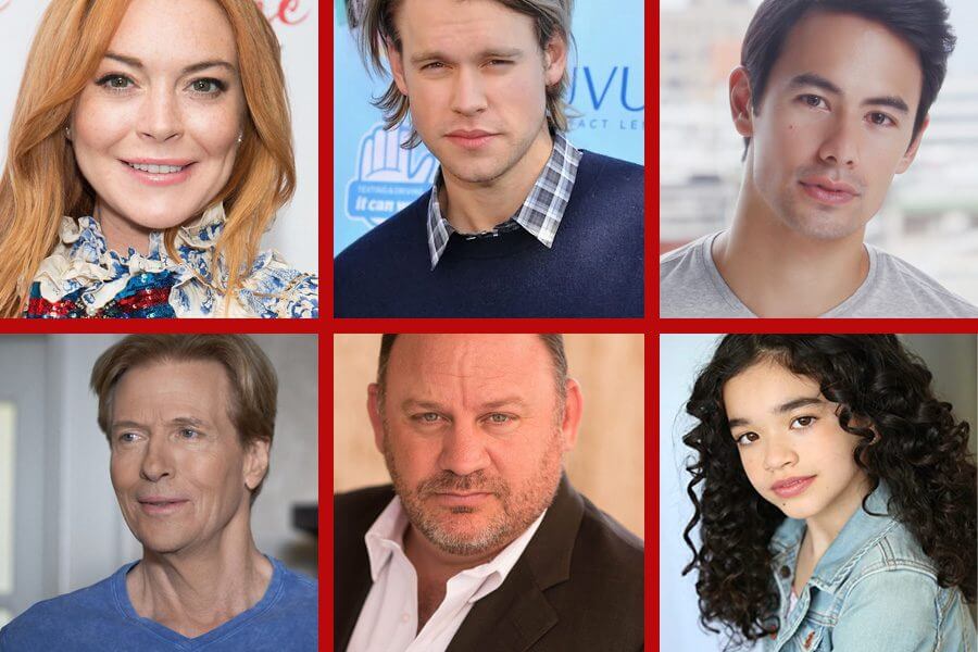 cast grid for lindsay lohan christmas movie