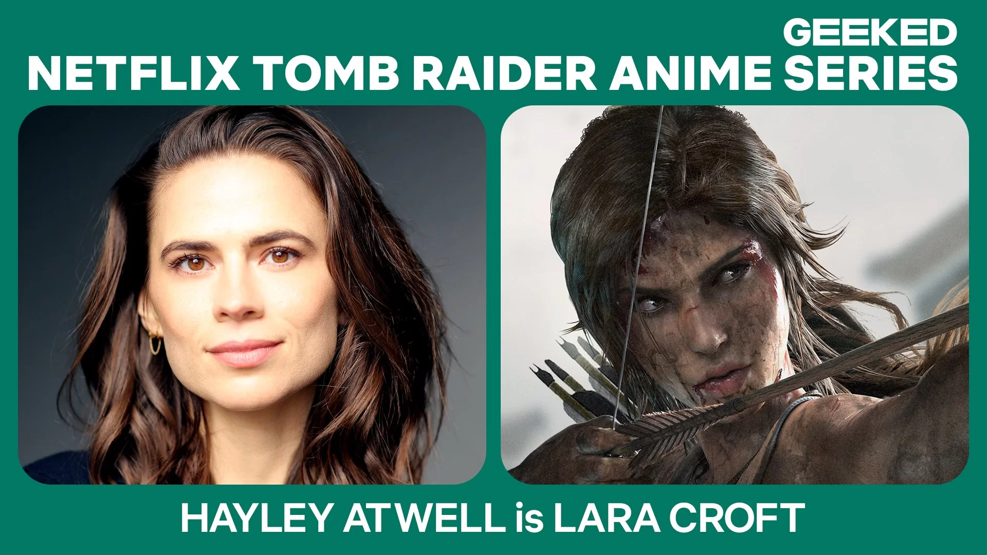 hayley atwell lara croft netlfix