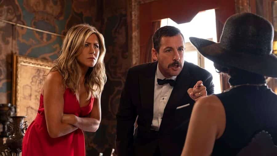 adam sandler et jennifer anniston : meurtre mystérieux sur netflix