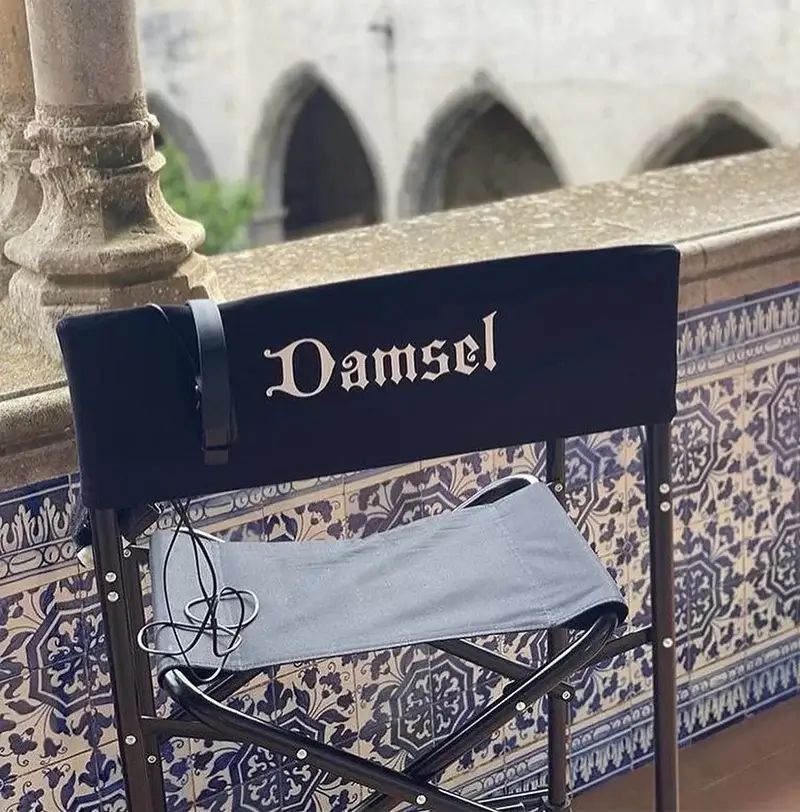 damsel director's chair production