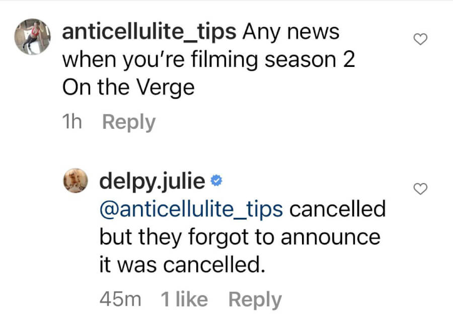instagram julie delpy cancel on the verge