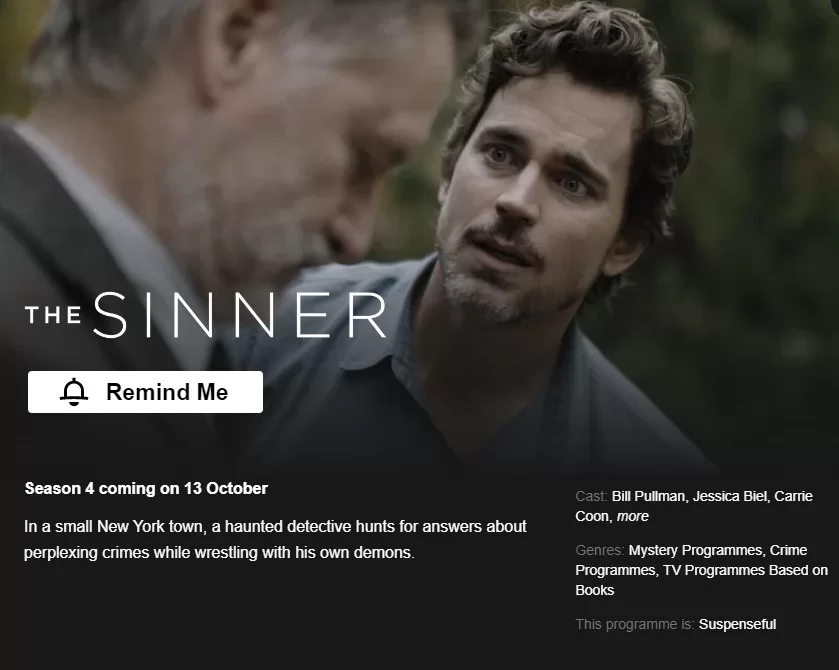 the sinner netflix season 4 release date