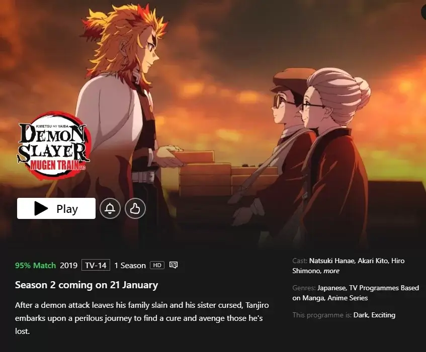 Demon Slayer Season 2 Release Date On NETFLIX Situation 