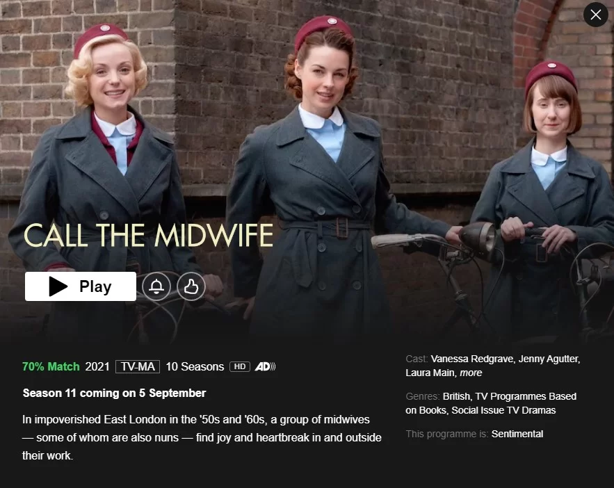 call the midwife season 11 september 2022