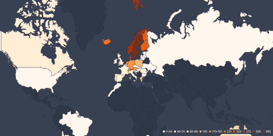 flixpatrol mapa de popularidad para el joven wallander temporada 2