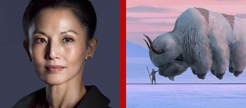 Tamlyn Tomita dans le rôle de Yukari : L'avatar du dernier maître de l'air.