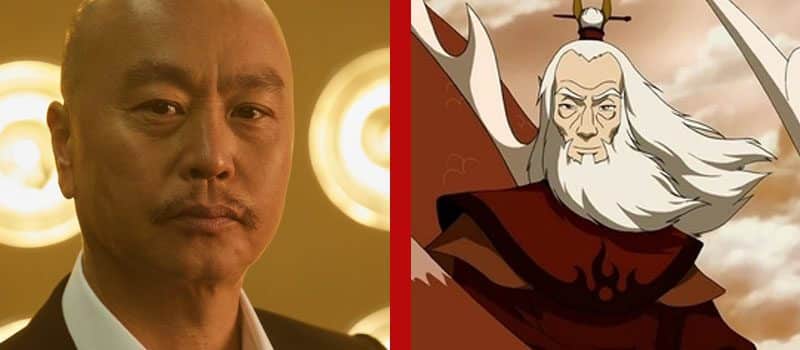 c s lee en tant que roku dans avatar the last airbender netflix