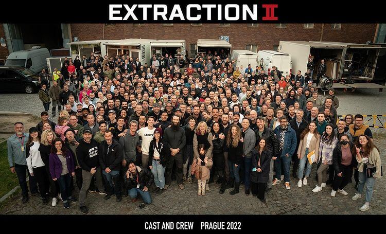 Extraction Cast And Crew Filming Wraps