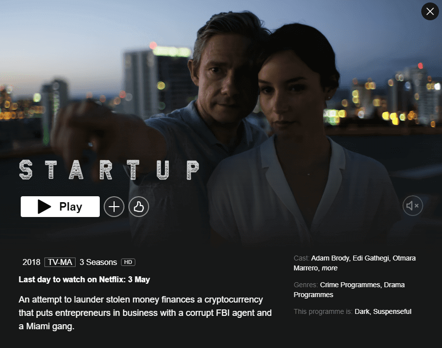 last day to watch startup netflix