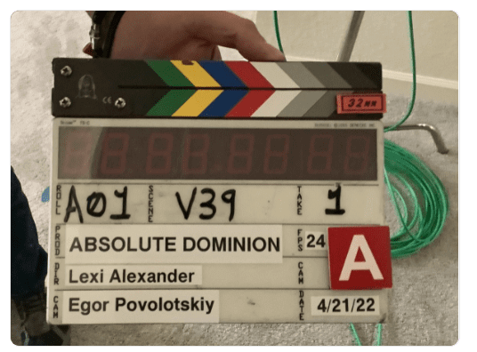 lexi alexander production started absolute dominion