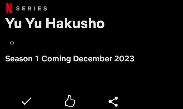 yu yu hakusho netflix season 1 what we know so far date