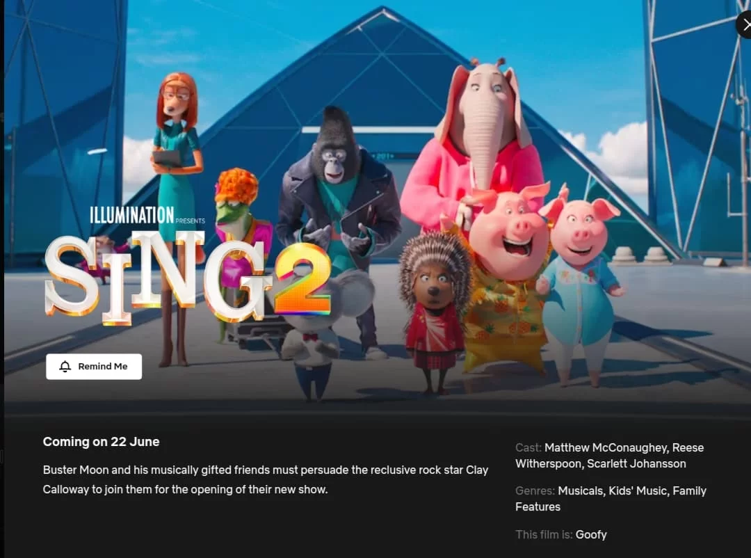 sing 2 release date confirmed netflix