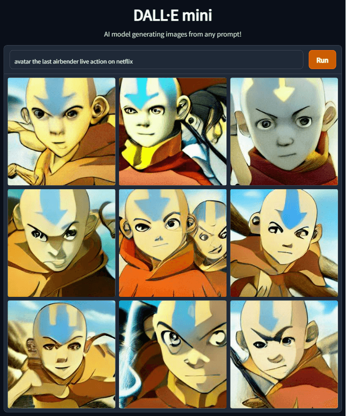 Avatar Live Action Netflix Dall E