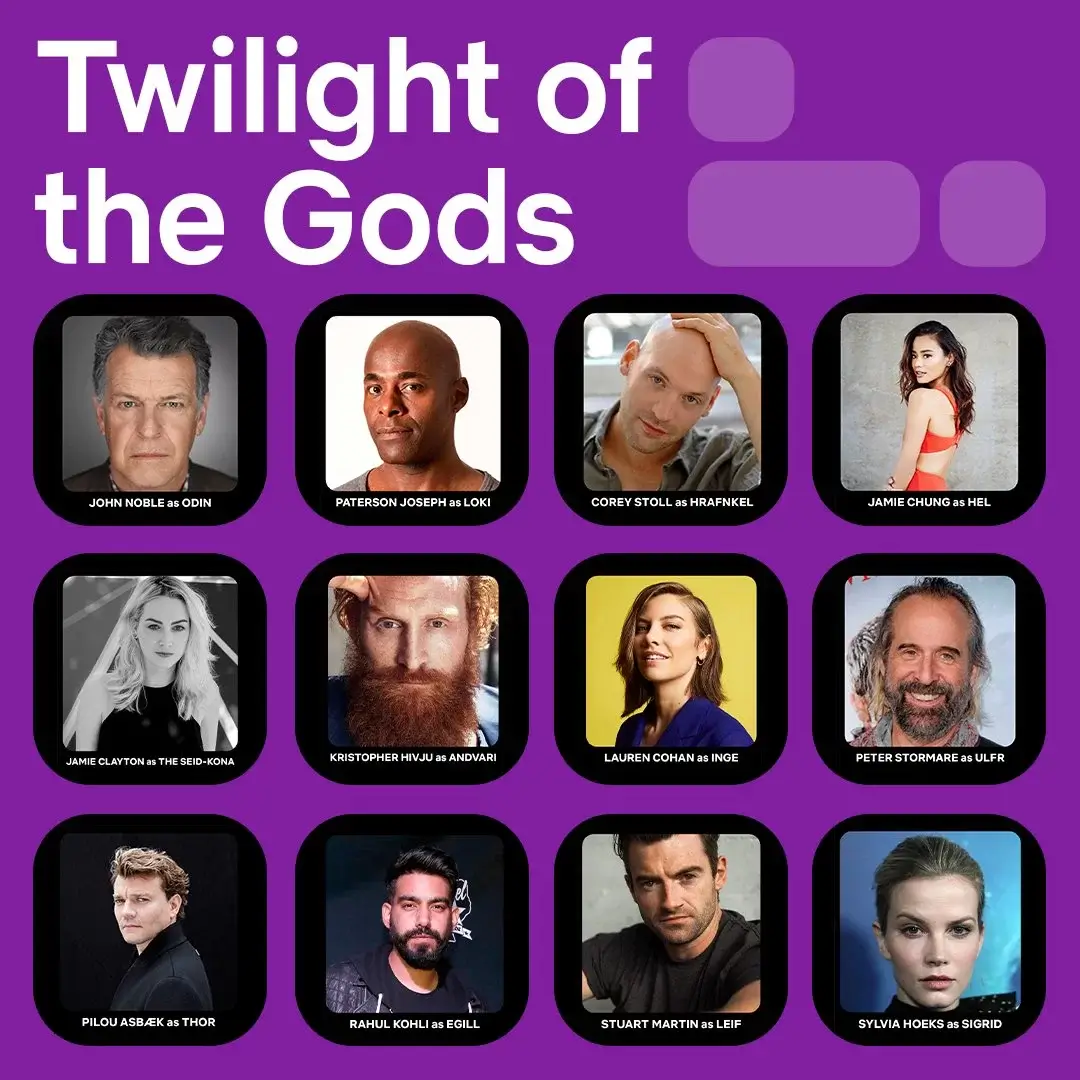 cast for twilight of the gods netflix