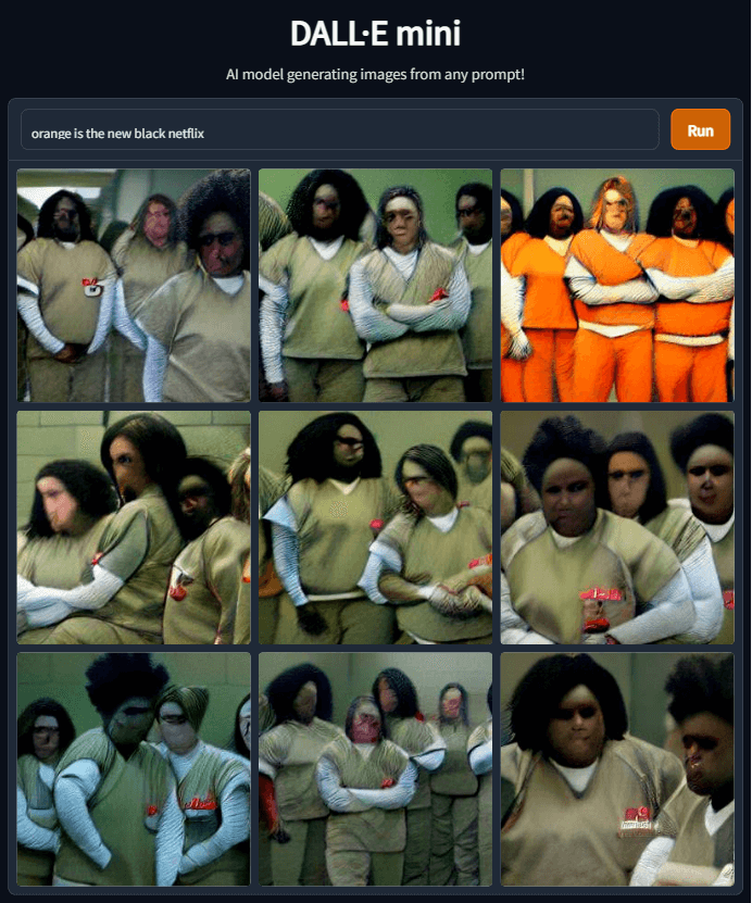 orange is the new black dall e