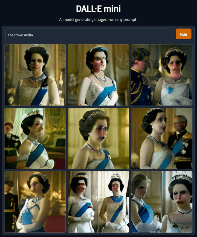 The Crown Dall E