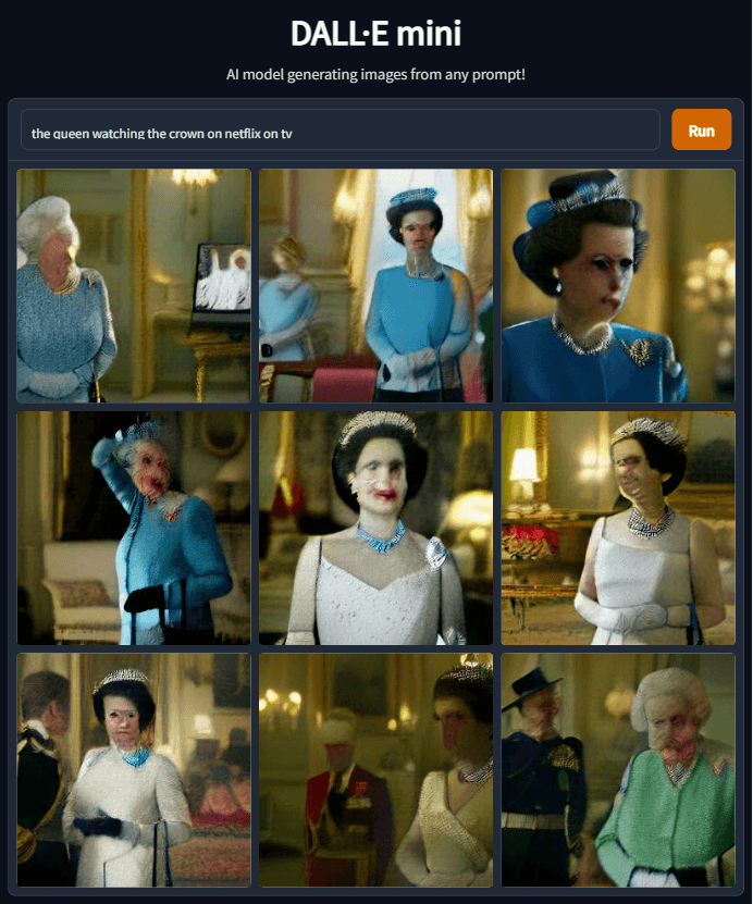 the queen watching the crown on netflix