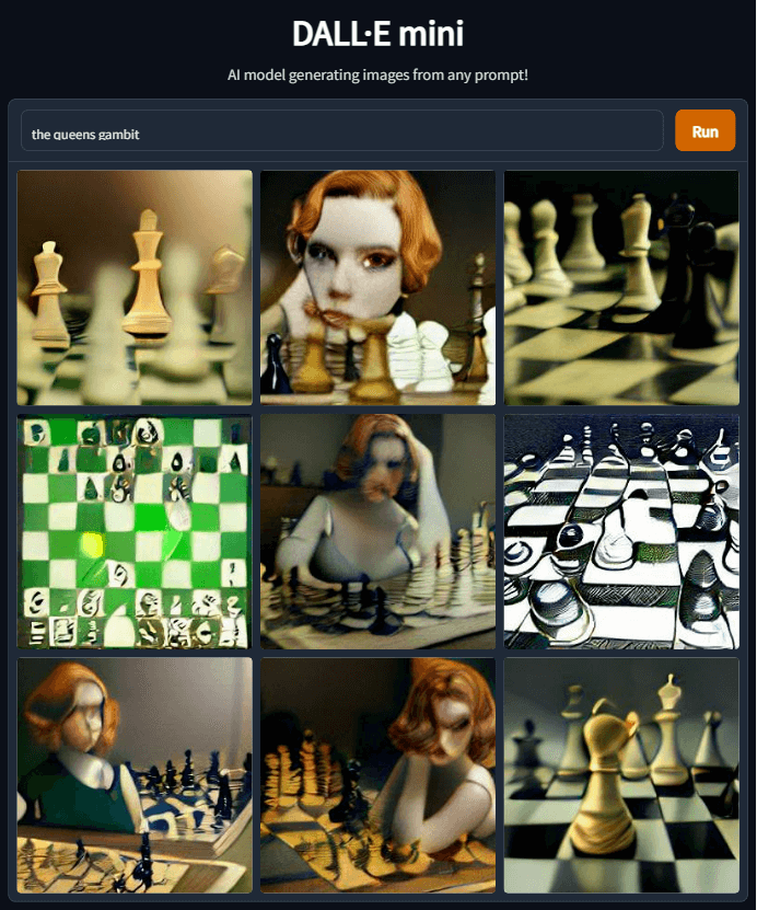 The Queens Gambit Dall E