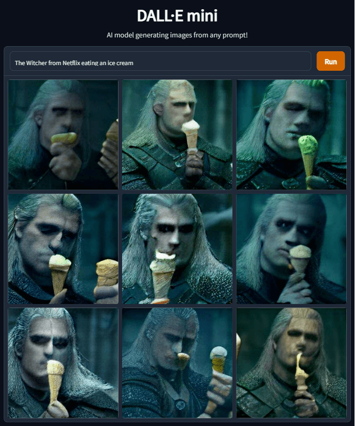 the witcher eating an ice cream netflix