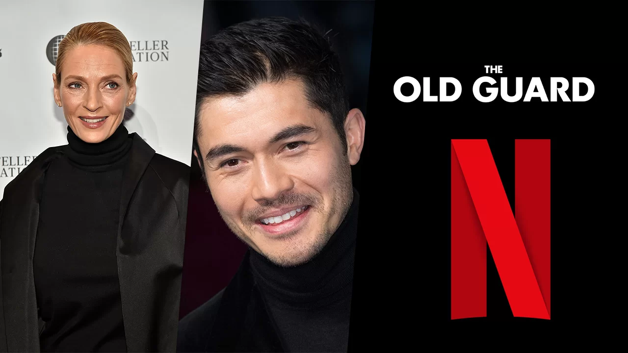 uma therman henry golding elenco en la vieja guardia 2