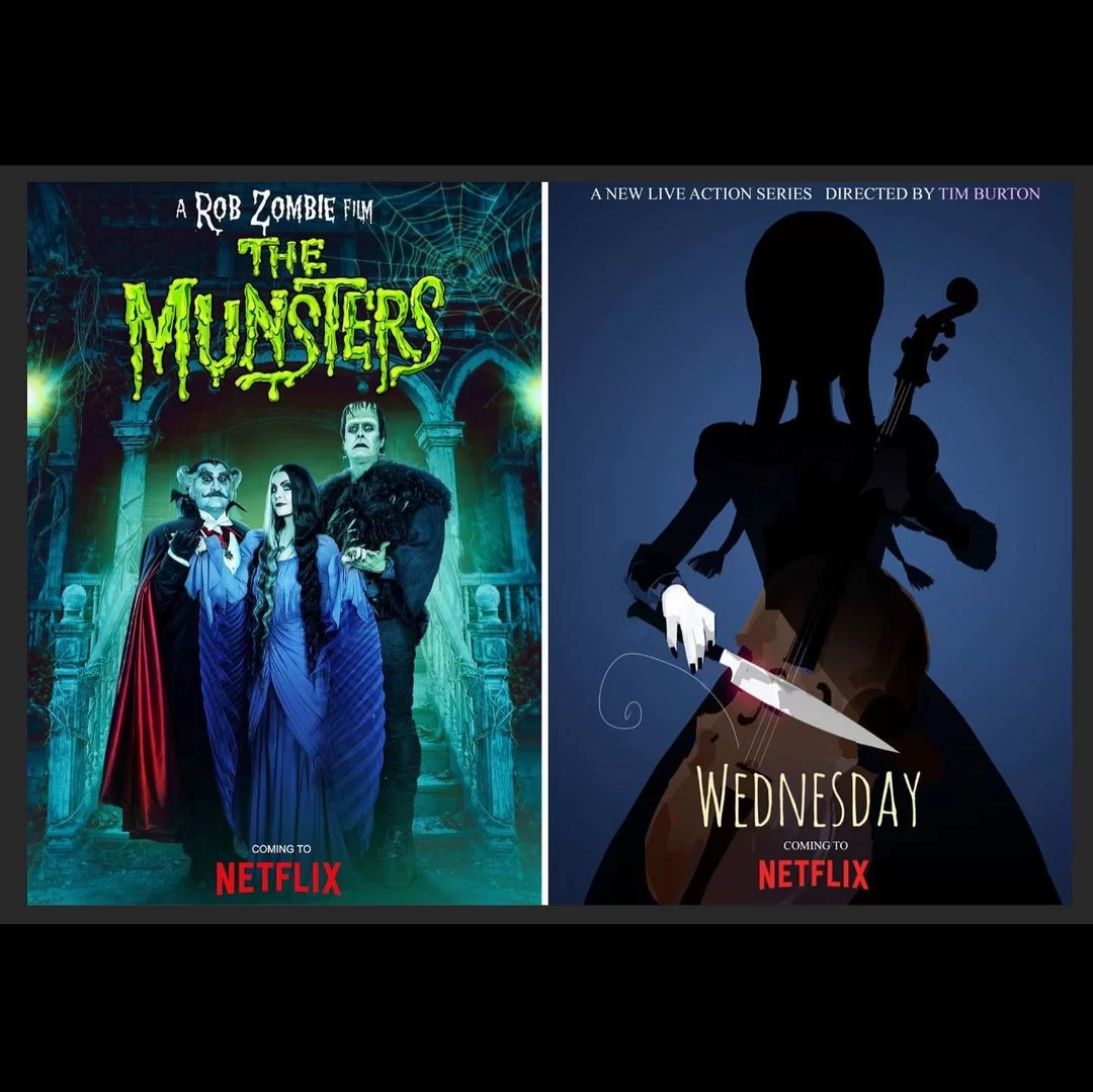 Os Monstros e Quarta-feira chegam à Netflix