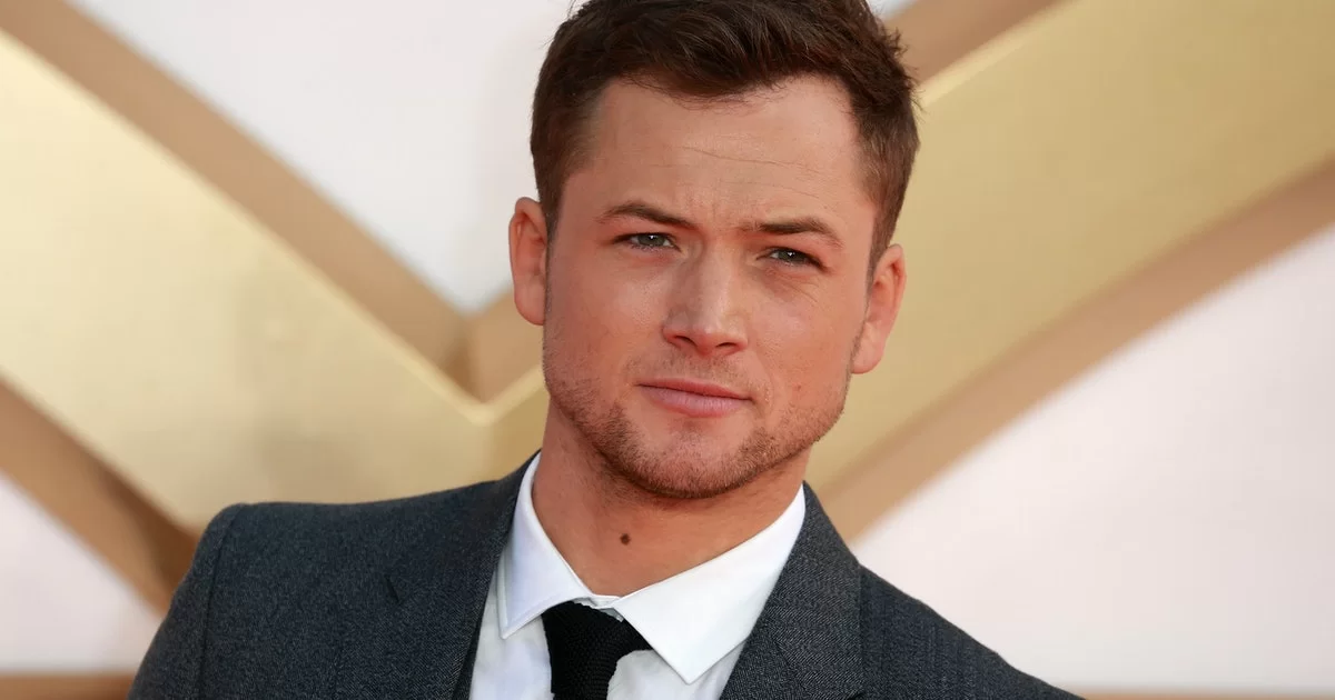 Taron Egerton on the red carpet