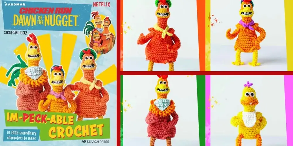 Chicken Run Dawn of the Nugget Crochet Book