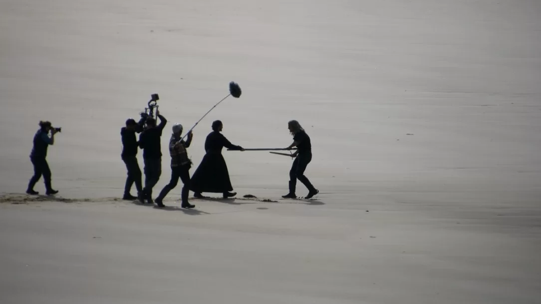 fight scene filming for the witcher season 3