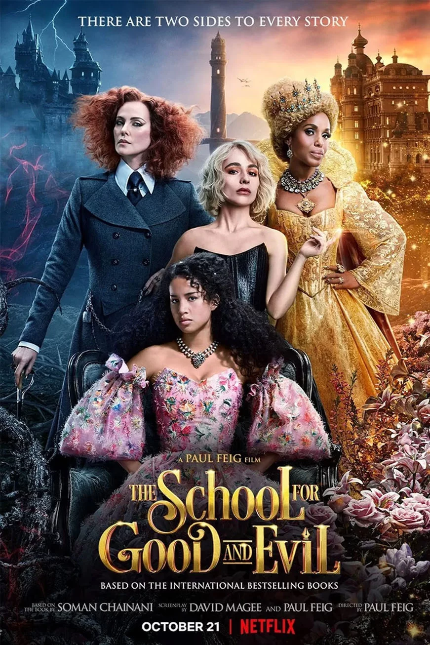 la escuela del bien y del mal póster de la película de netflix