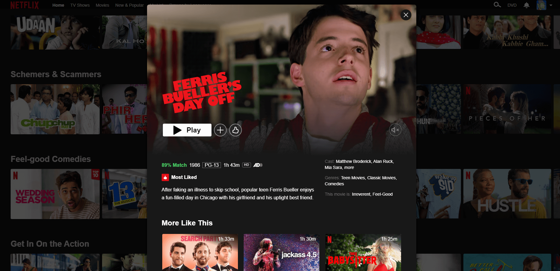 Netflix Title UI