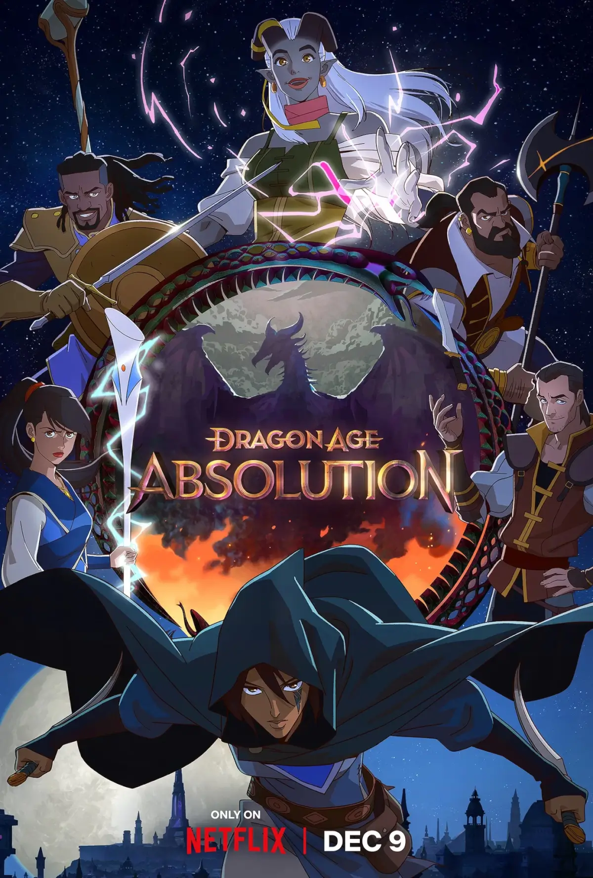 dragon age absolution netflix plakat