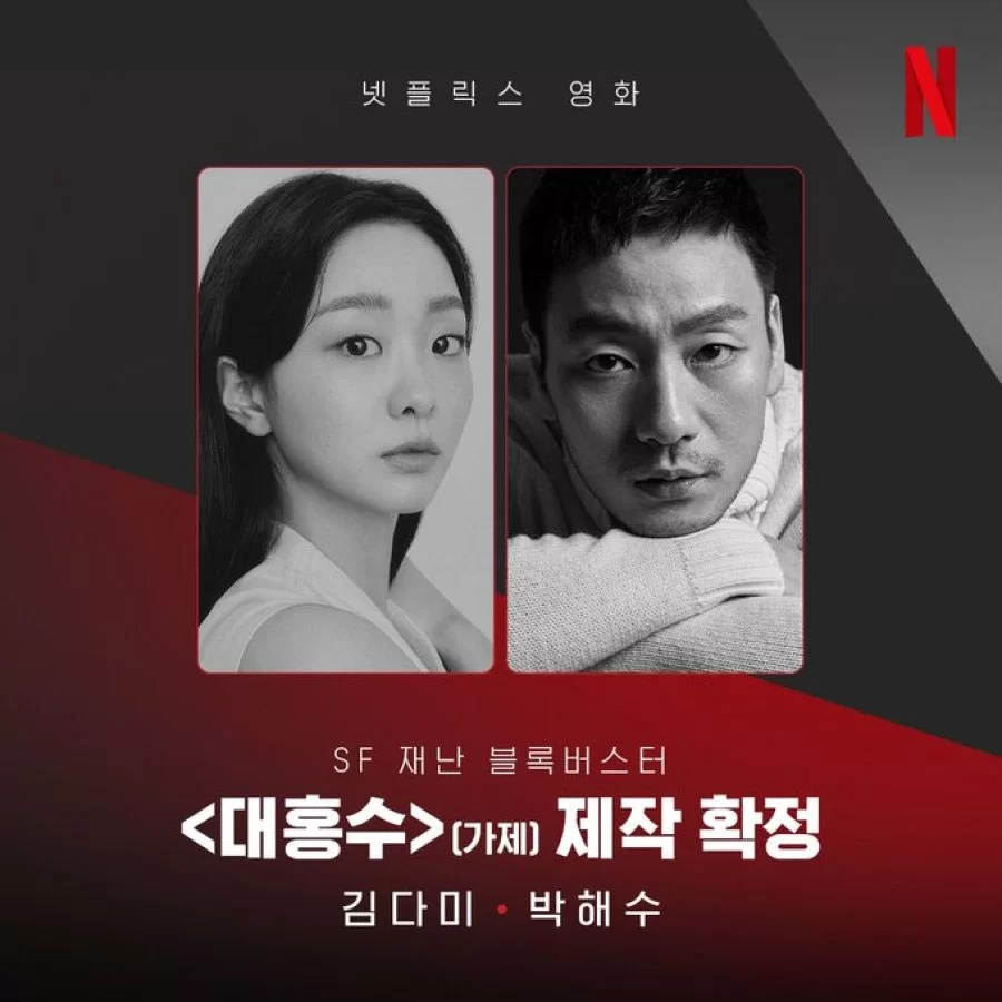 park hae soo and kim da mi the great flood netflix