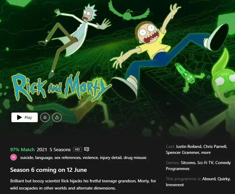 How to watch Rick and Morty season 6 on Netflix from anywhere