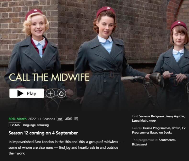 call the midwife season 12 release date netflix