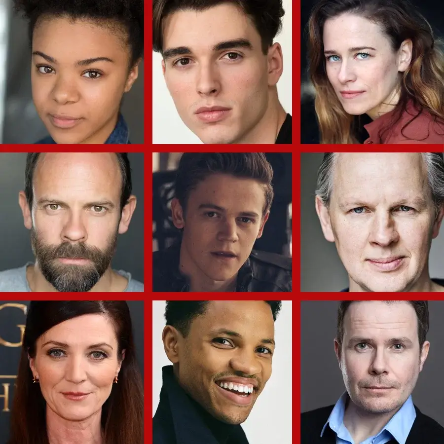 cast grid for queen charlotte a bridgerton story netflix