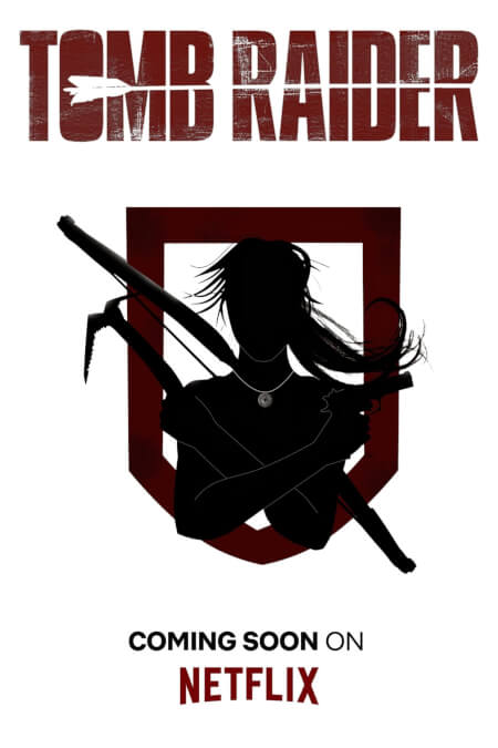 Tomb Raider Legende Lara Croft anime Poster Netflix