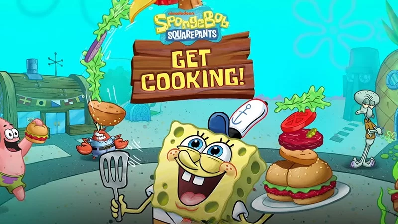 spongebob squarepants get cooking netflix games cleanup