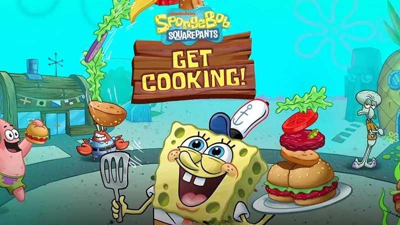 bob esponja pantalones cuadrados preparándose para limpiar juegos de netflix