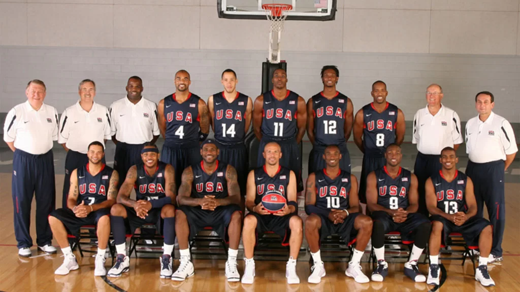 Equipo de baloncesto masculino de EE. UU. 2008 librando docuseries del equipo de netflix