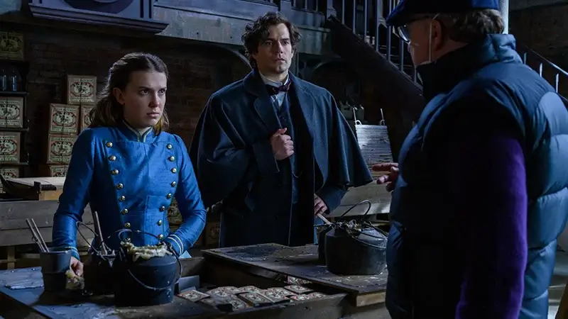 Millie Bobby Brown As Enola Holmes Henry Cavill As Sherlock Harry Bradbeer
