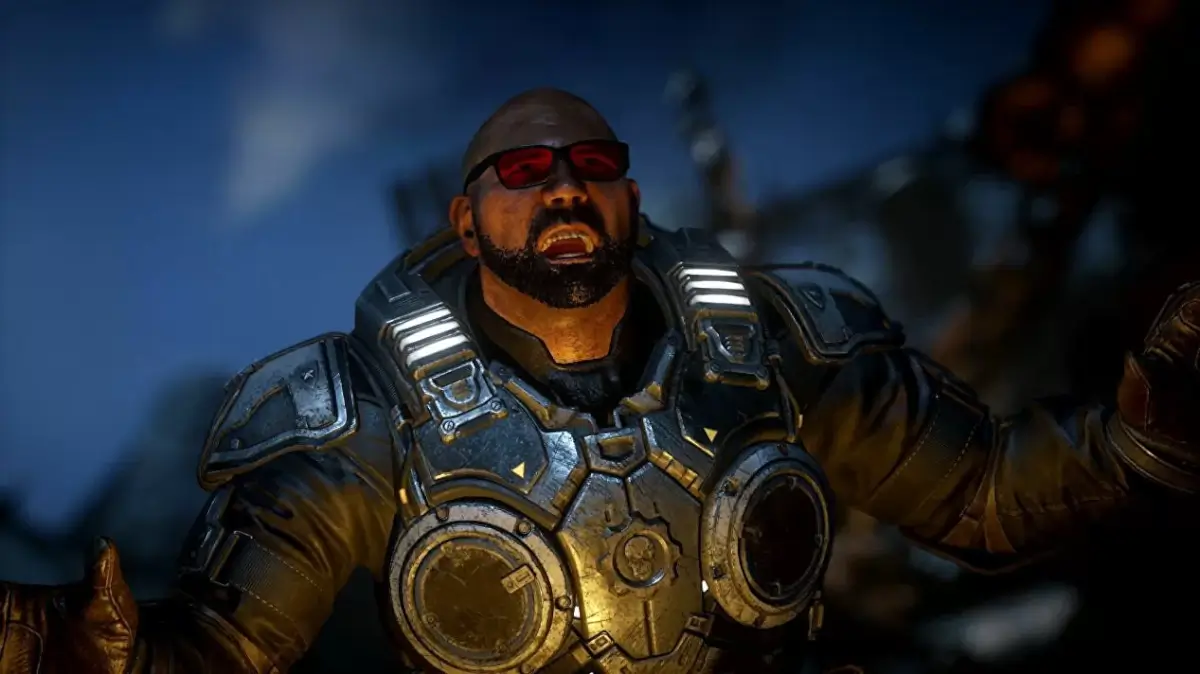I play dave bautista in gears 5