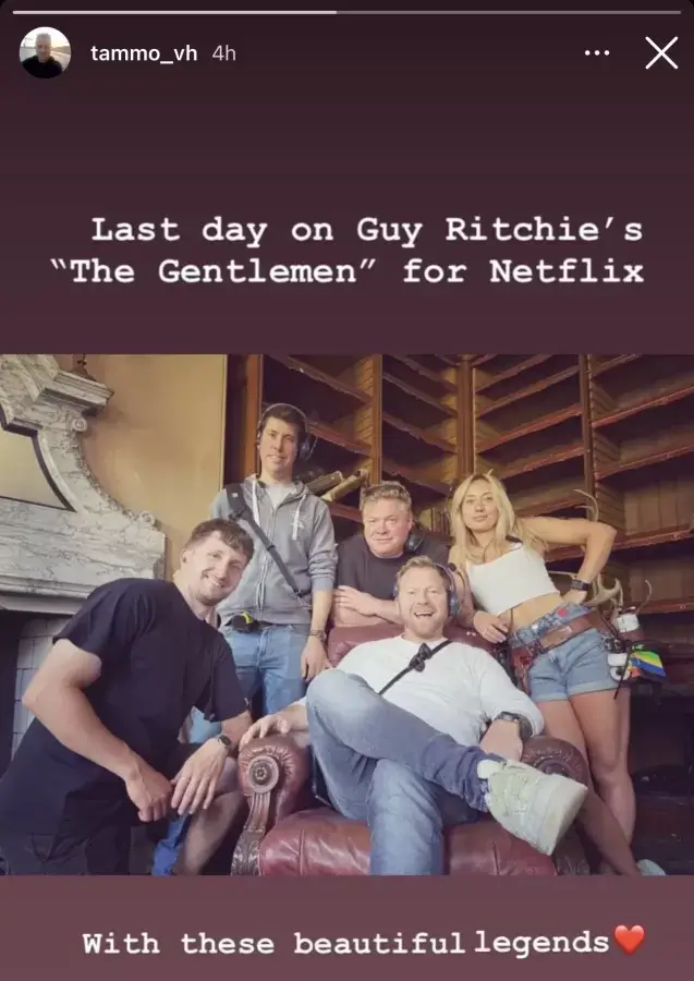 filming concluded netflix the gentlemen