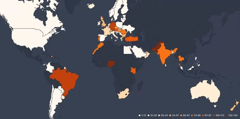 flixpatrol heat map for the bastard son devil himself