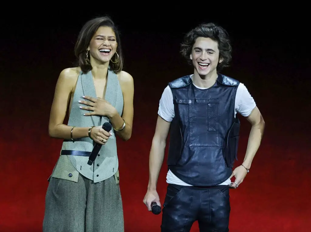 zendaya timothee chalamet dune